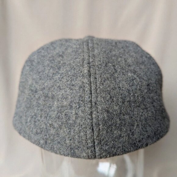 Rare CANADA GOOSE Wool Winter Baseball Cap with Ear Flaps Gray - Picture 4 of 8